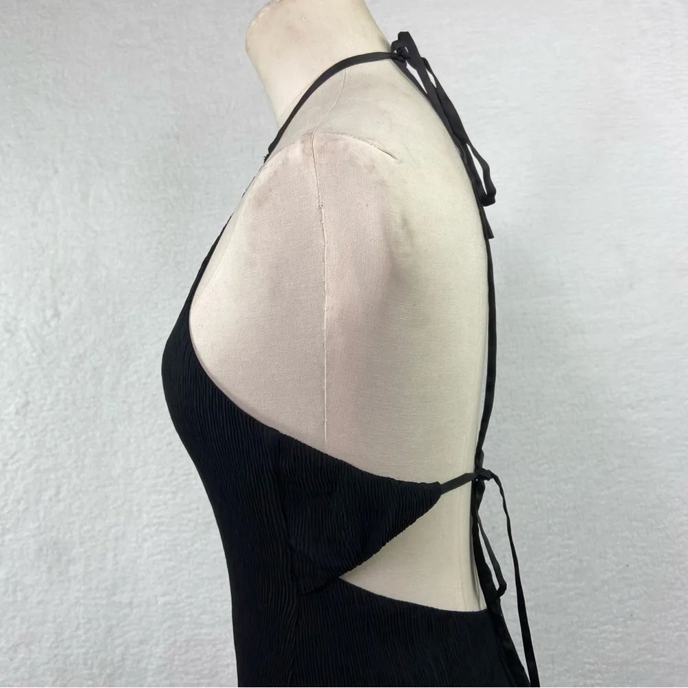Camila Coelho NWT Ivone Midi Dress in Black XS - Picture 8 of 15